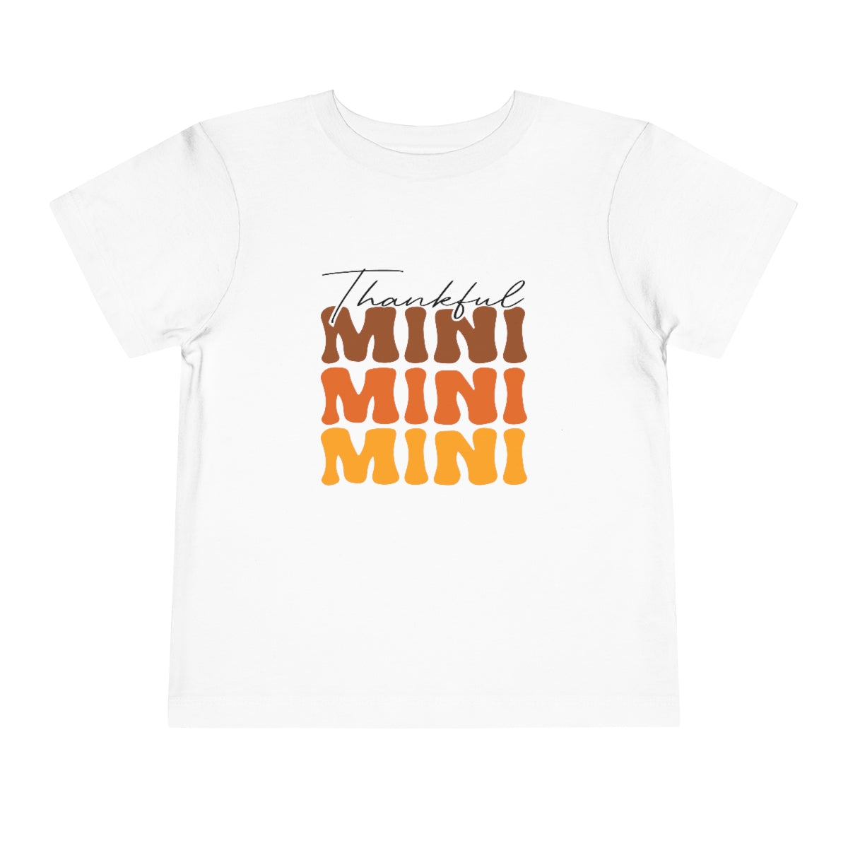 Thankful Mini Toddler T-Shirt - Bella+Canvas