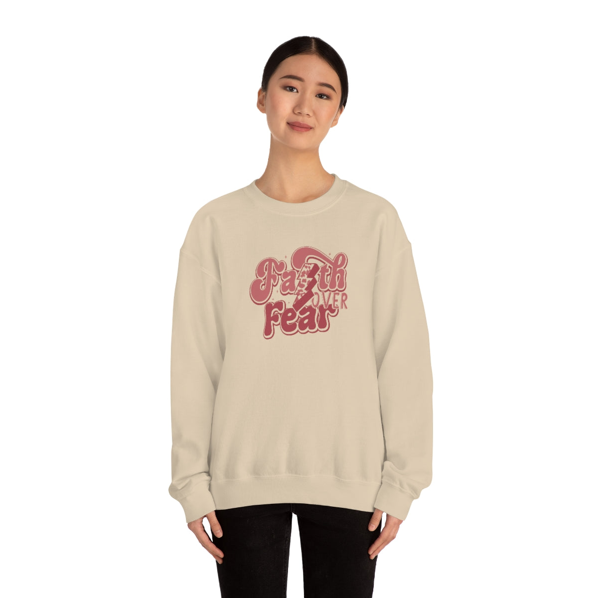 Faith Over Fear Crewneck Sweatshirt