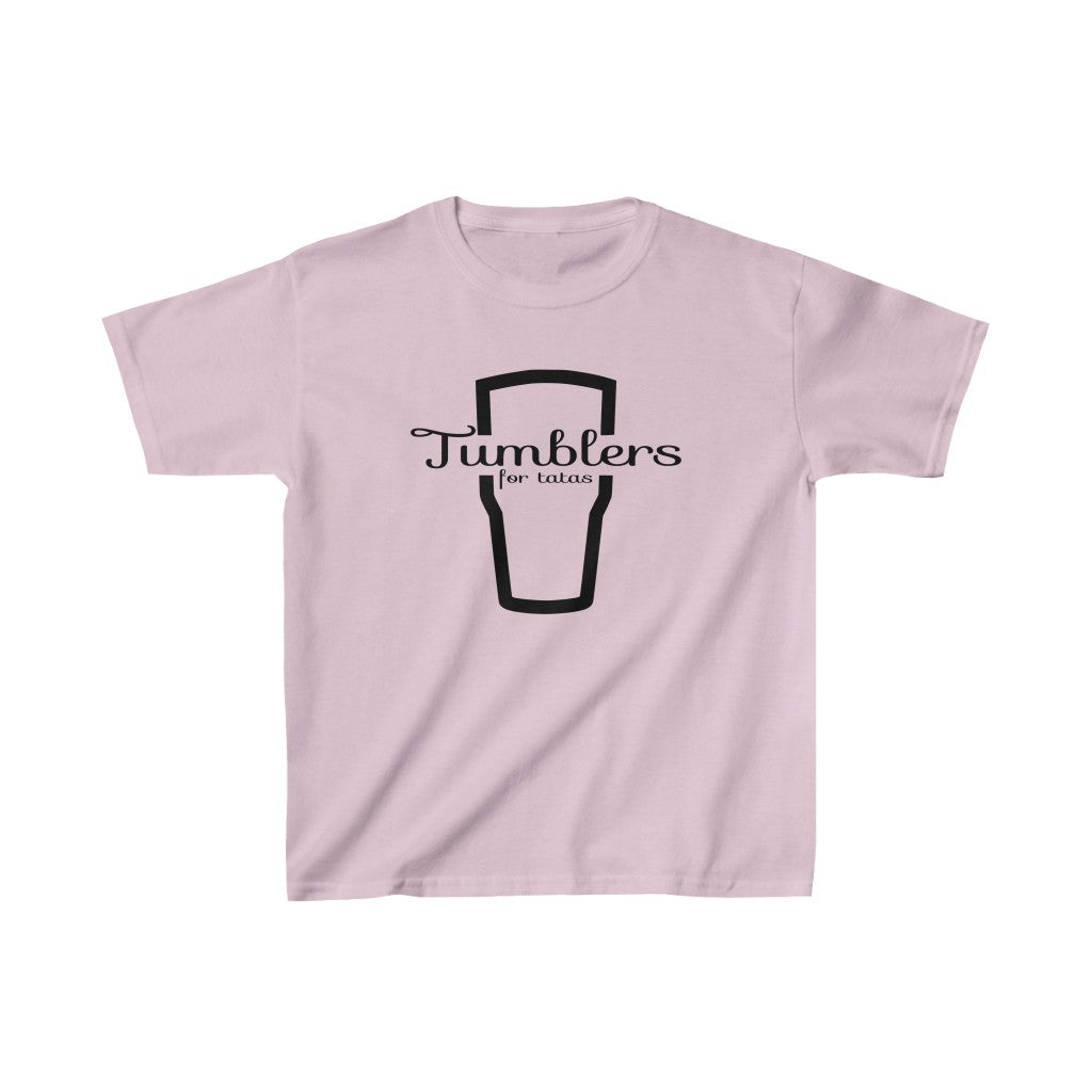 Tumblers for Tatas Kids T-Shirt - Black Design