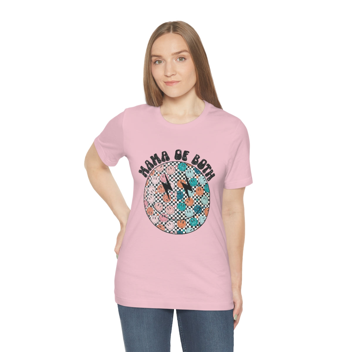 Mama of Both Adult T-Shirt - Bella+Canvas