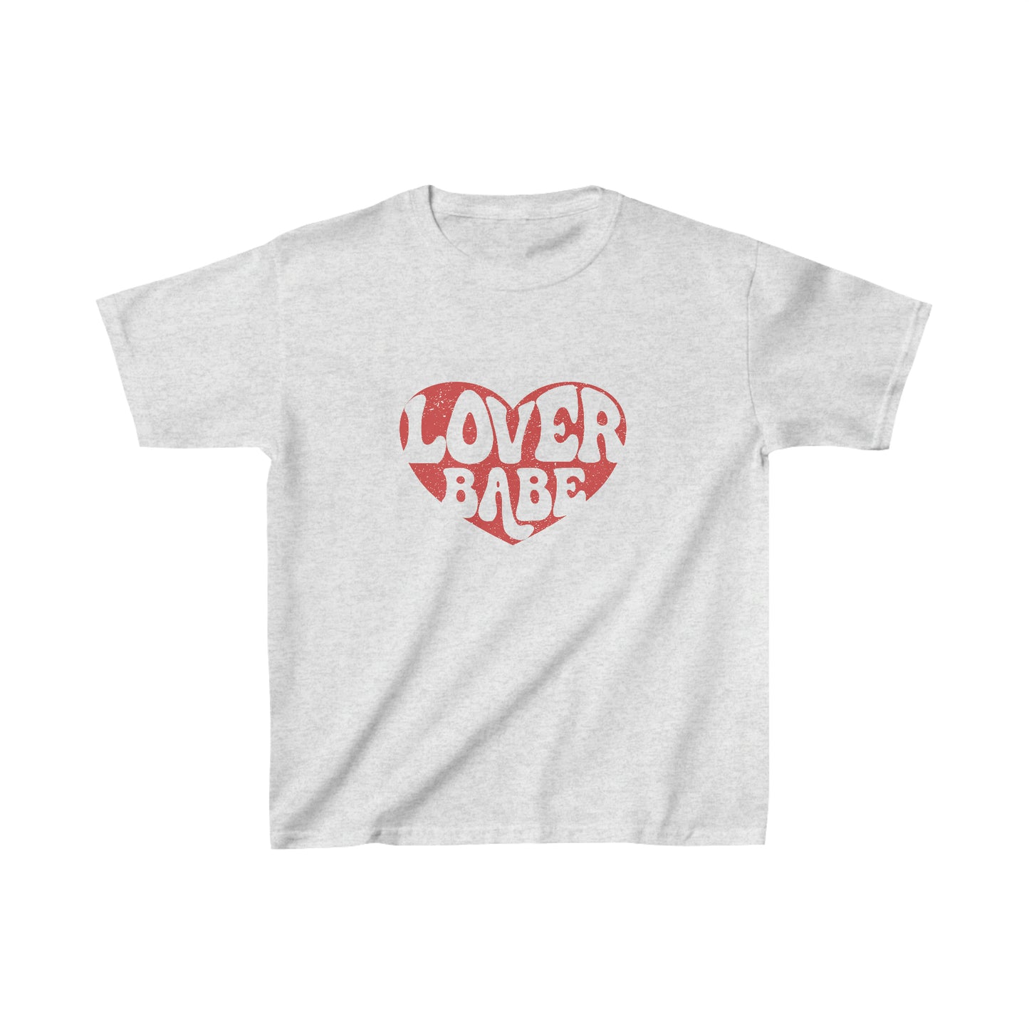 Red Distressed Lover Babe Kids T-Shirt