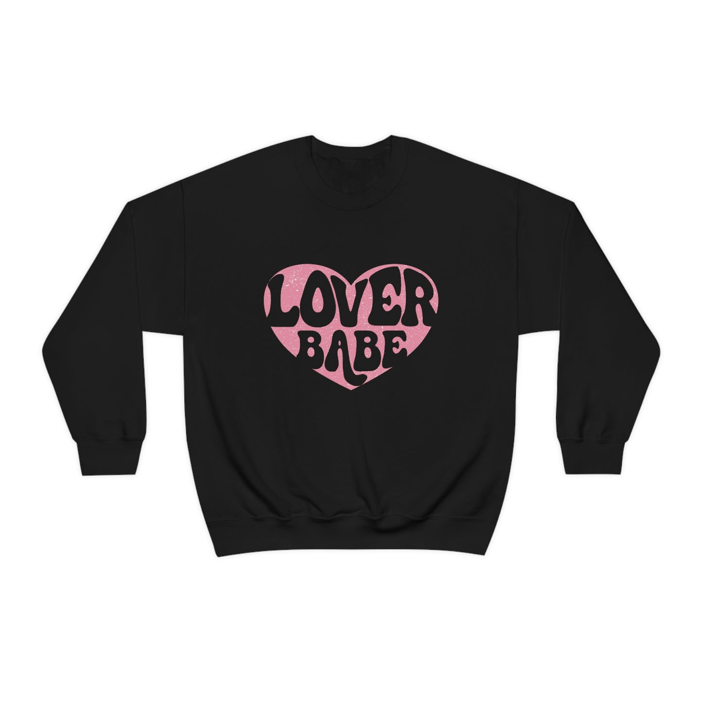 Pink Lover Babe Adult Crewneck Sweatshirt