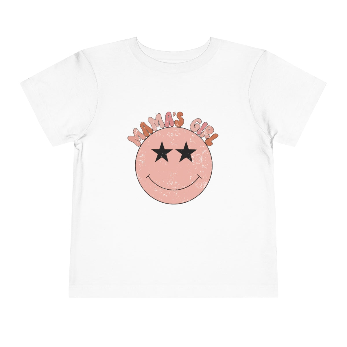 Mama's Girl Smiley Toddler T-Shirt - Bella+Canvas