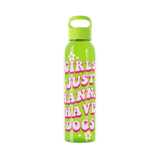 Girls Just Wanna Have Dogs Water Bottle