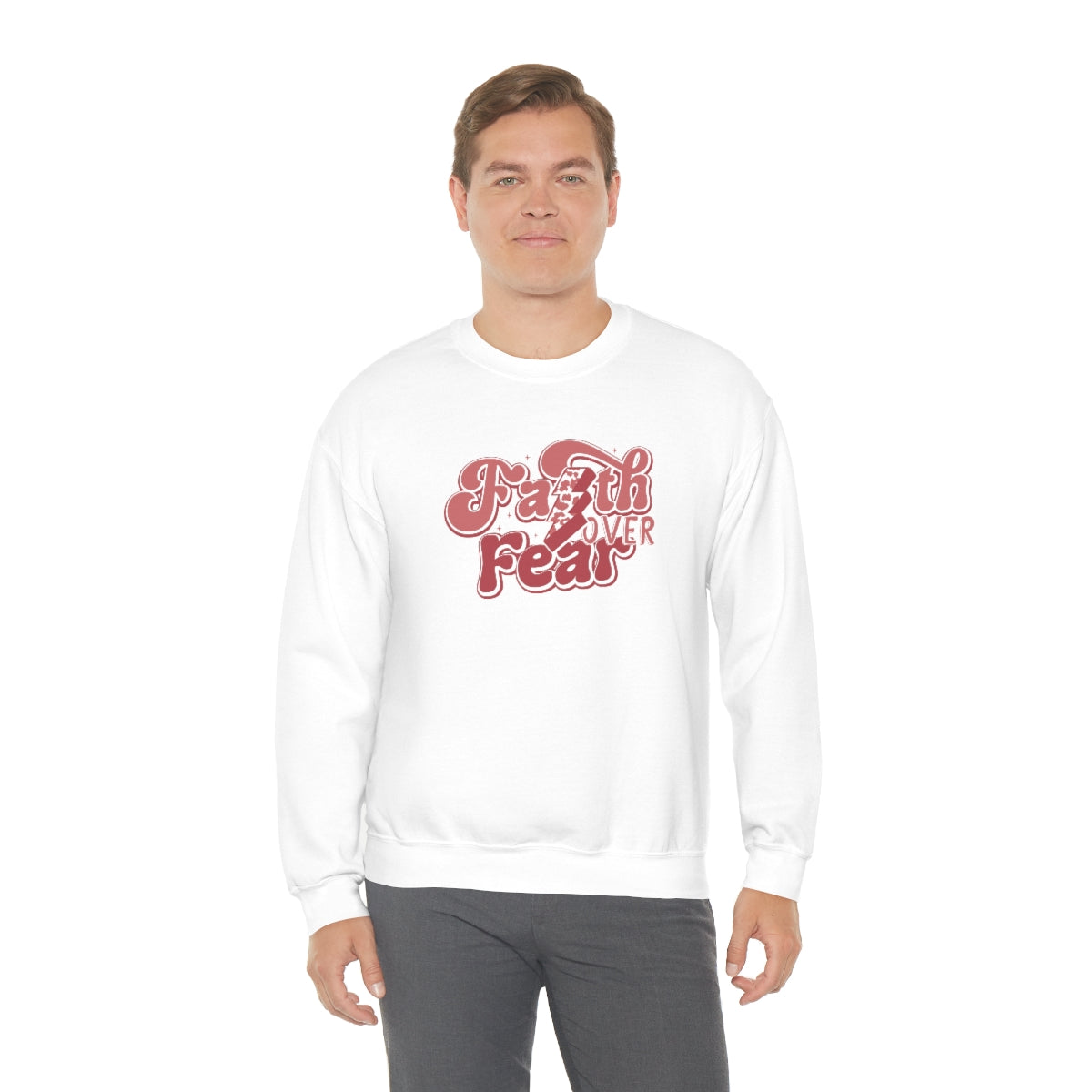 Faith Over Fear Crewneck Sweatshirt