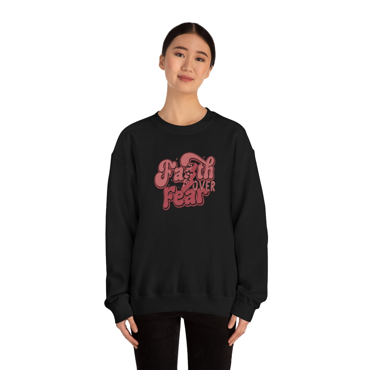 Faith Over Fear Crewneck Sweatshirt