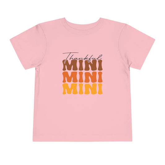 Thankful Mini Toddler T-Shirt - Bella+Canvas