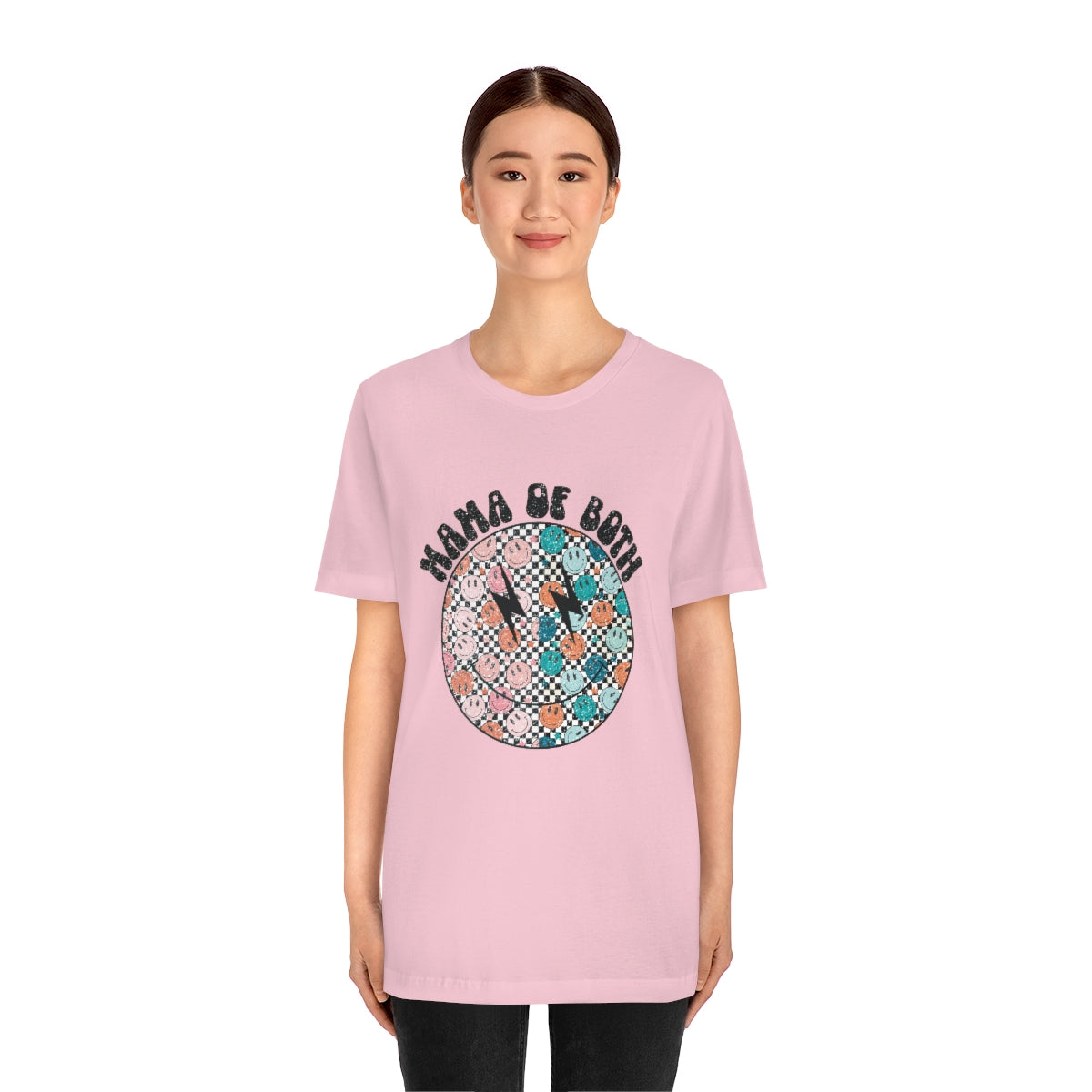 Mama of Both Adult T-Shirt - Bella+Canvas