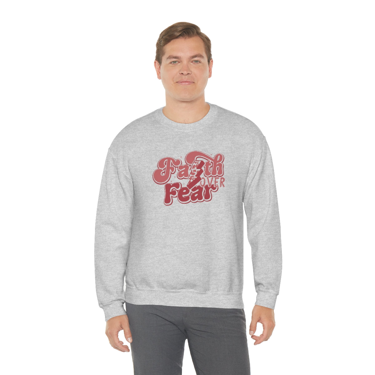 Faith Over Fear Crewneck Sweatshirt