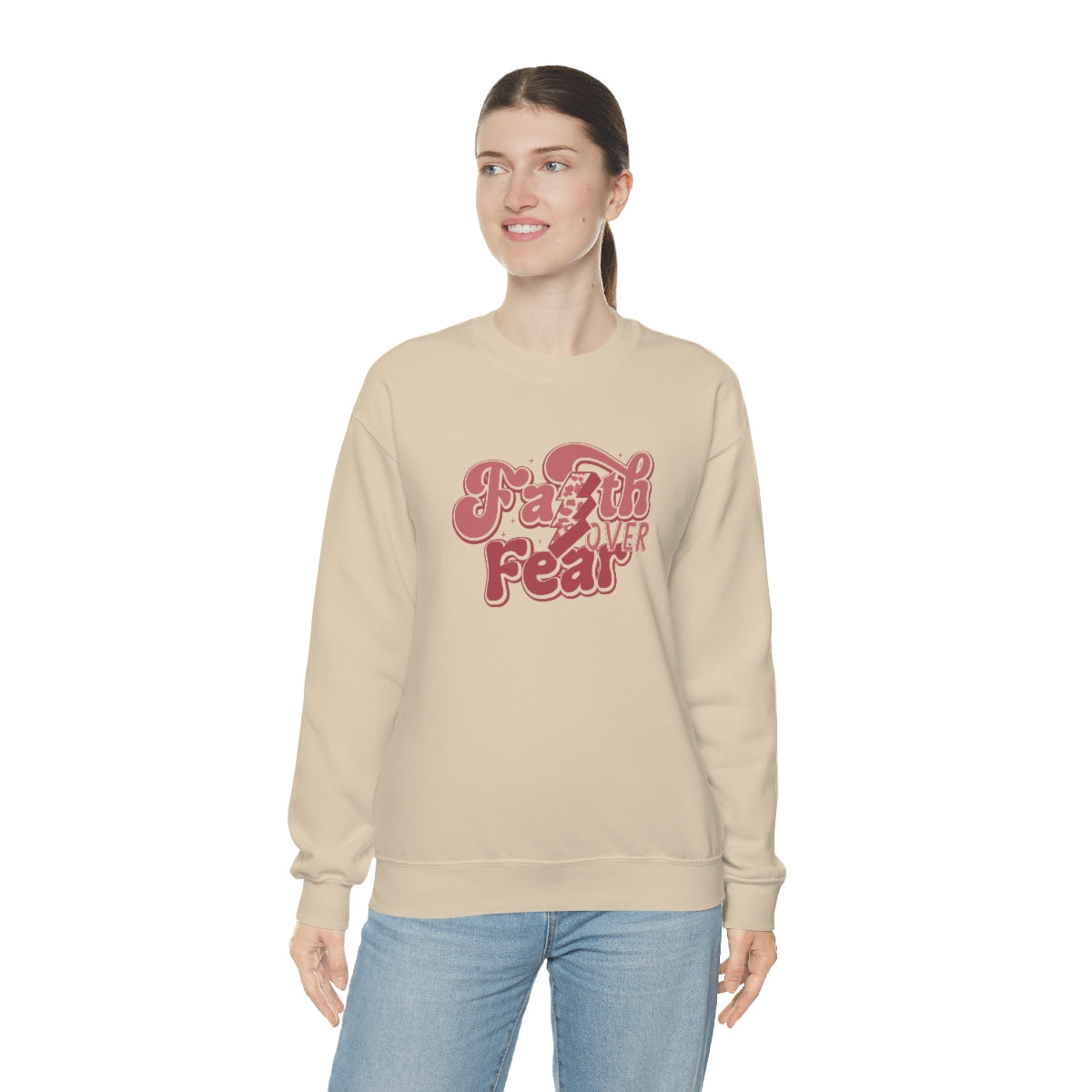 Faith Over Fear Crewneck Sweatshirt