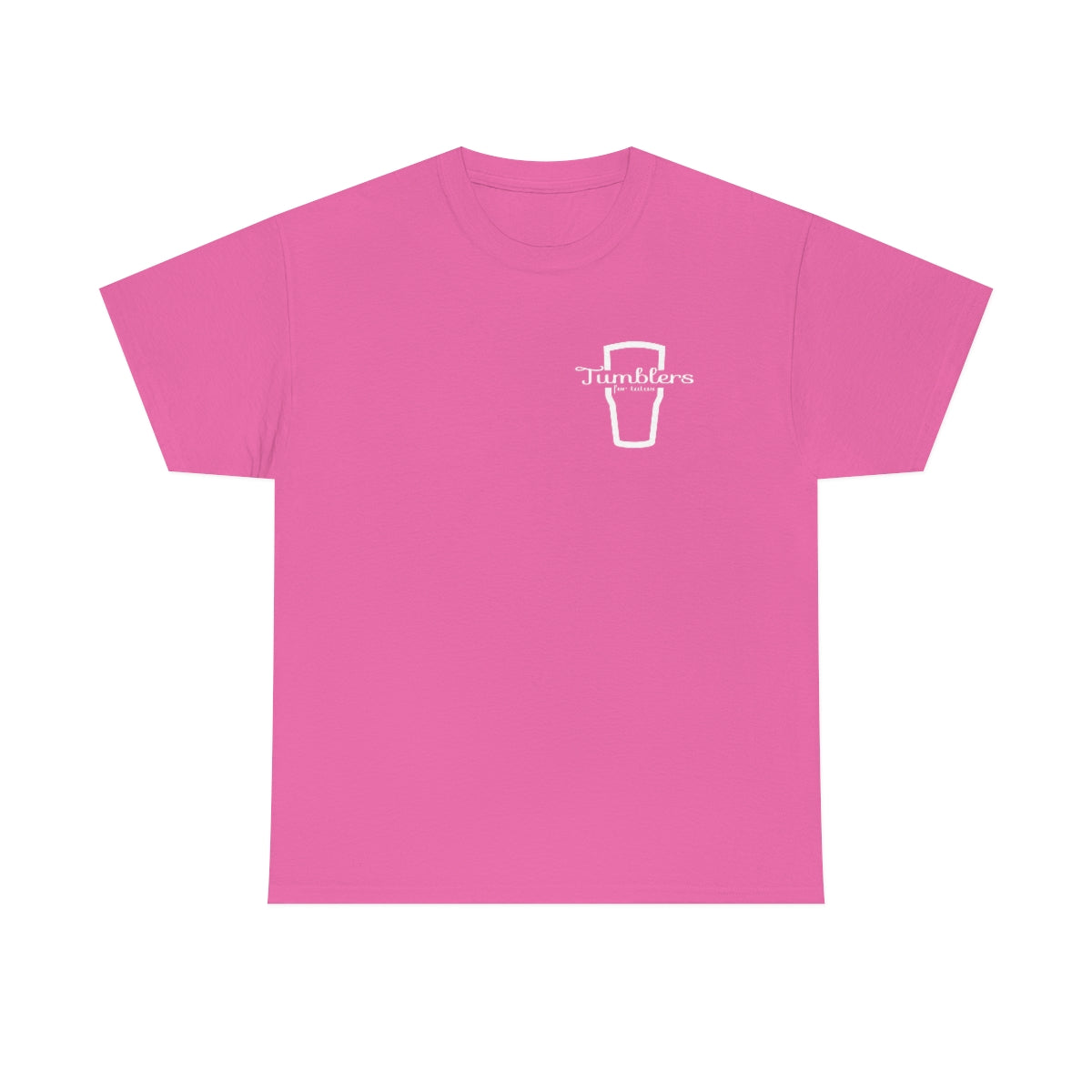 Tumblers for Tatas Adult T-Shirt - White Design