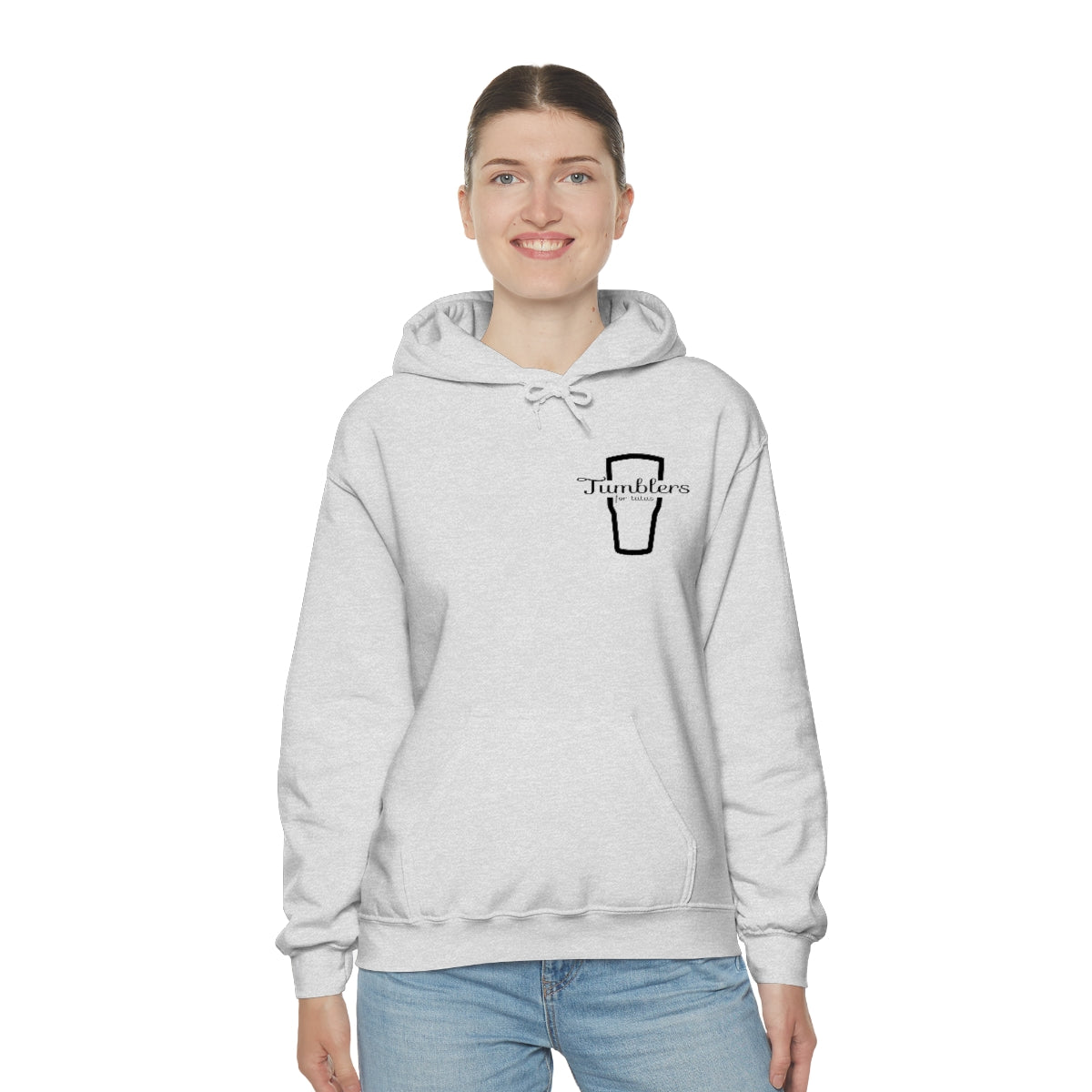 Tumblers for Tatas Hooded Sweatshirt - Black Design