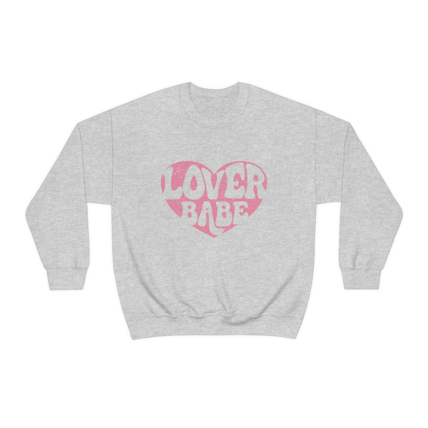 Pink Lover Babe Adult Crewneck Sweatshirt