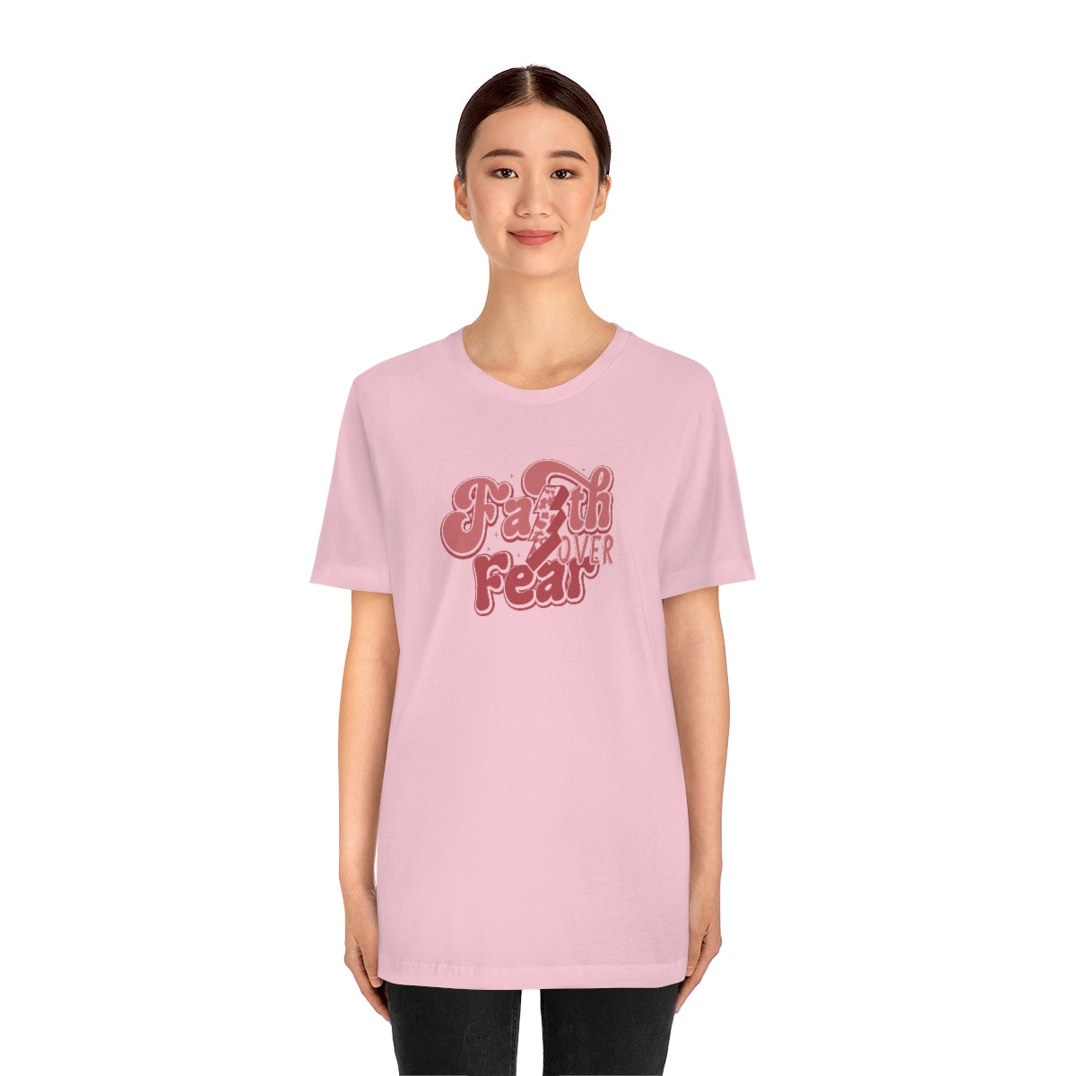 Faith Over Fear Adult T-Shirt - Bella+Canvas