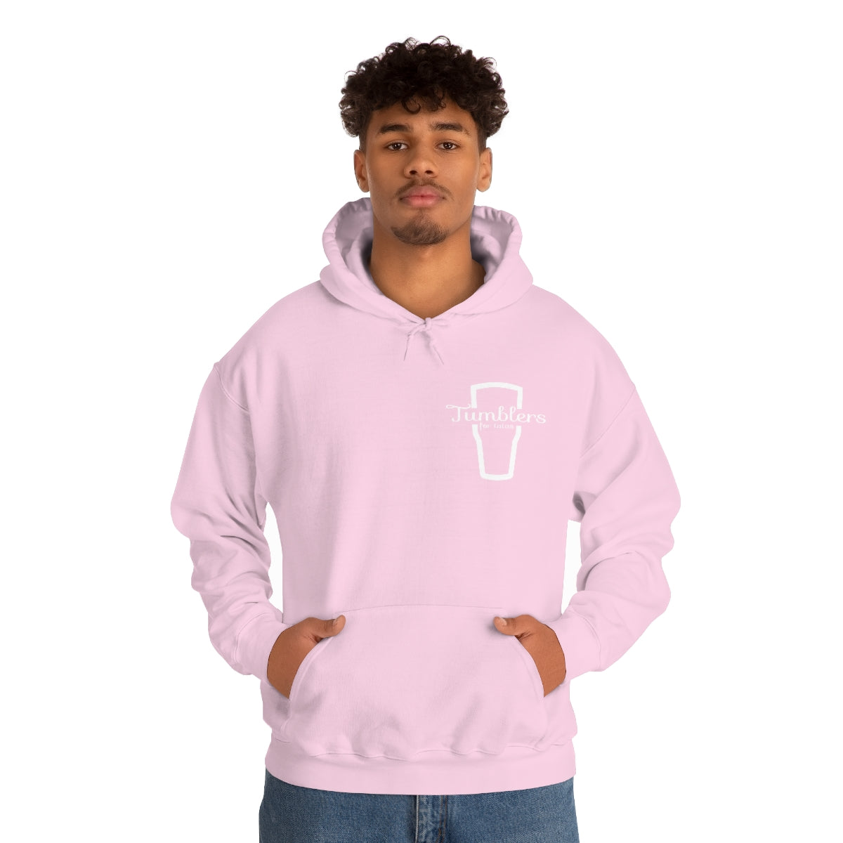 Tumblers for Tatas Hooded Sweatshirt - White Design