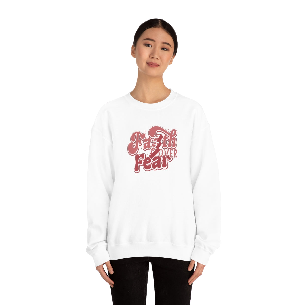 Faith Over Fear Crewneck Sweatshirt