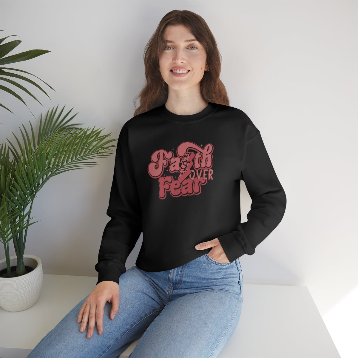 Faith Over Fear Crewneck Sweatshirt