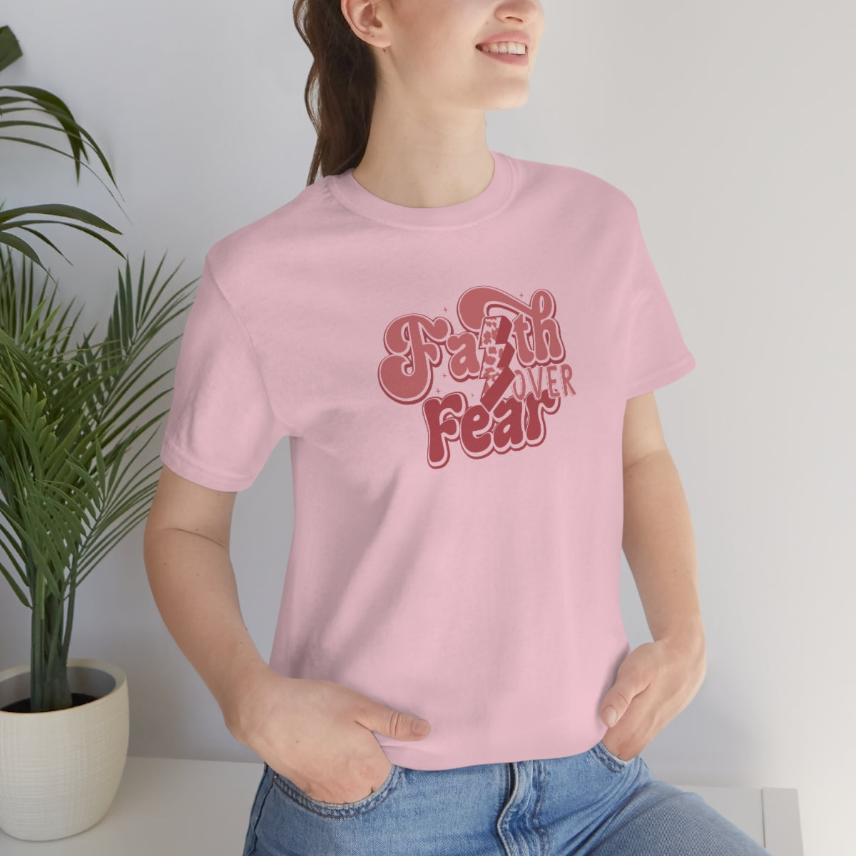 Faith Over Fear Adult T-Shirt - Bella+Canvas