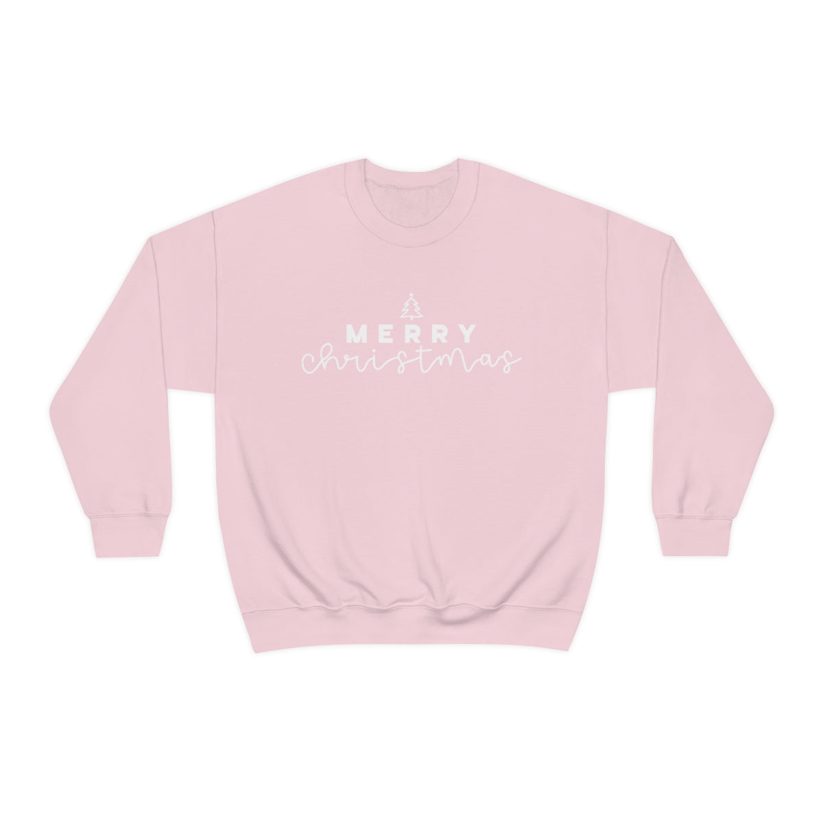 Merry Christmas Crewneck Sweatshirt - White