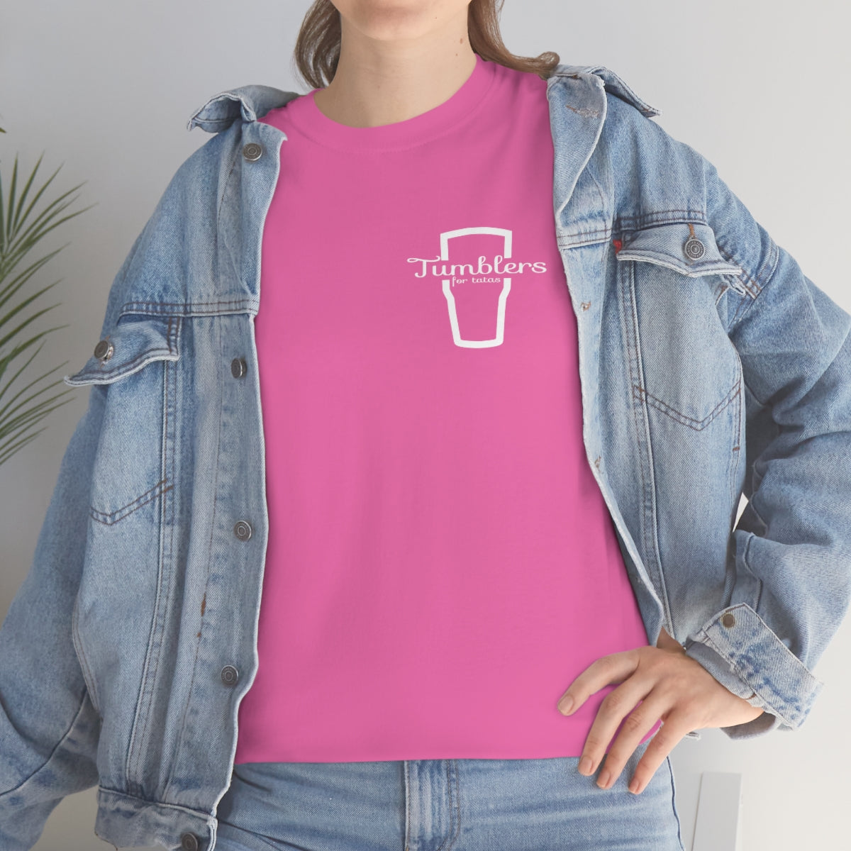 Tumblers for Tatas Adult T-Shirt - White Design