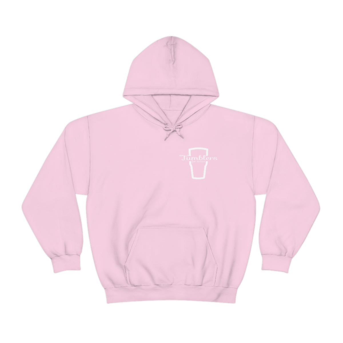 Tumblers for Tatas Hooded Sweatshirt - White Design