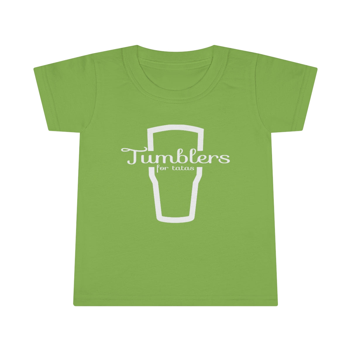 Tumblers for Tatas Toddler T-Shirt - White Design