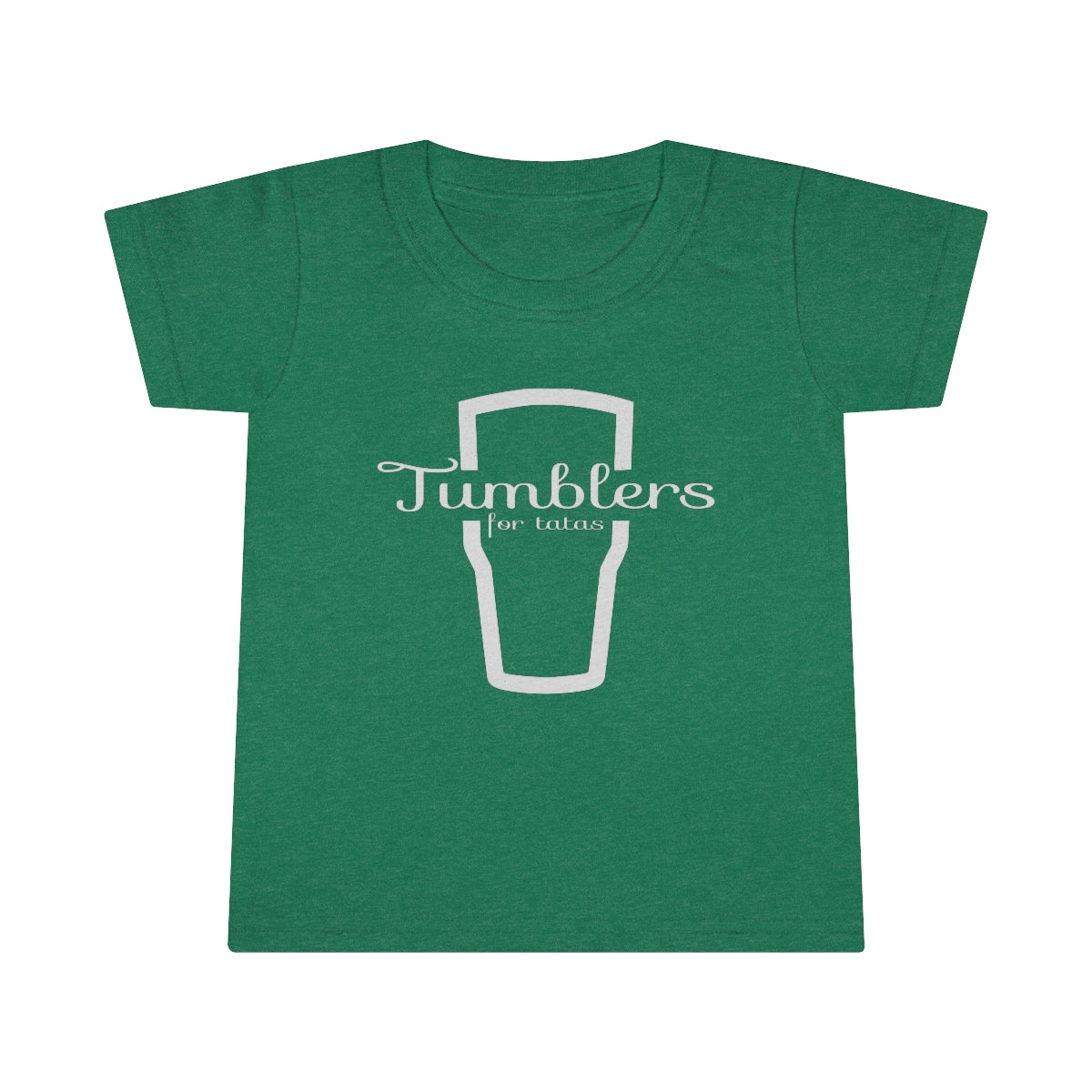 Tumblers for Tatas Toddler T-Shirt - White Design