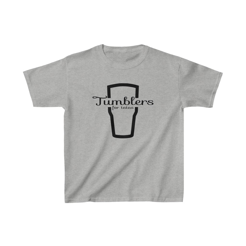 Tumblers for Tatas Kids T-Shirt - Black Design