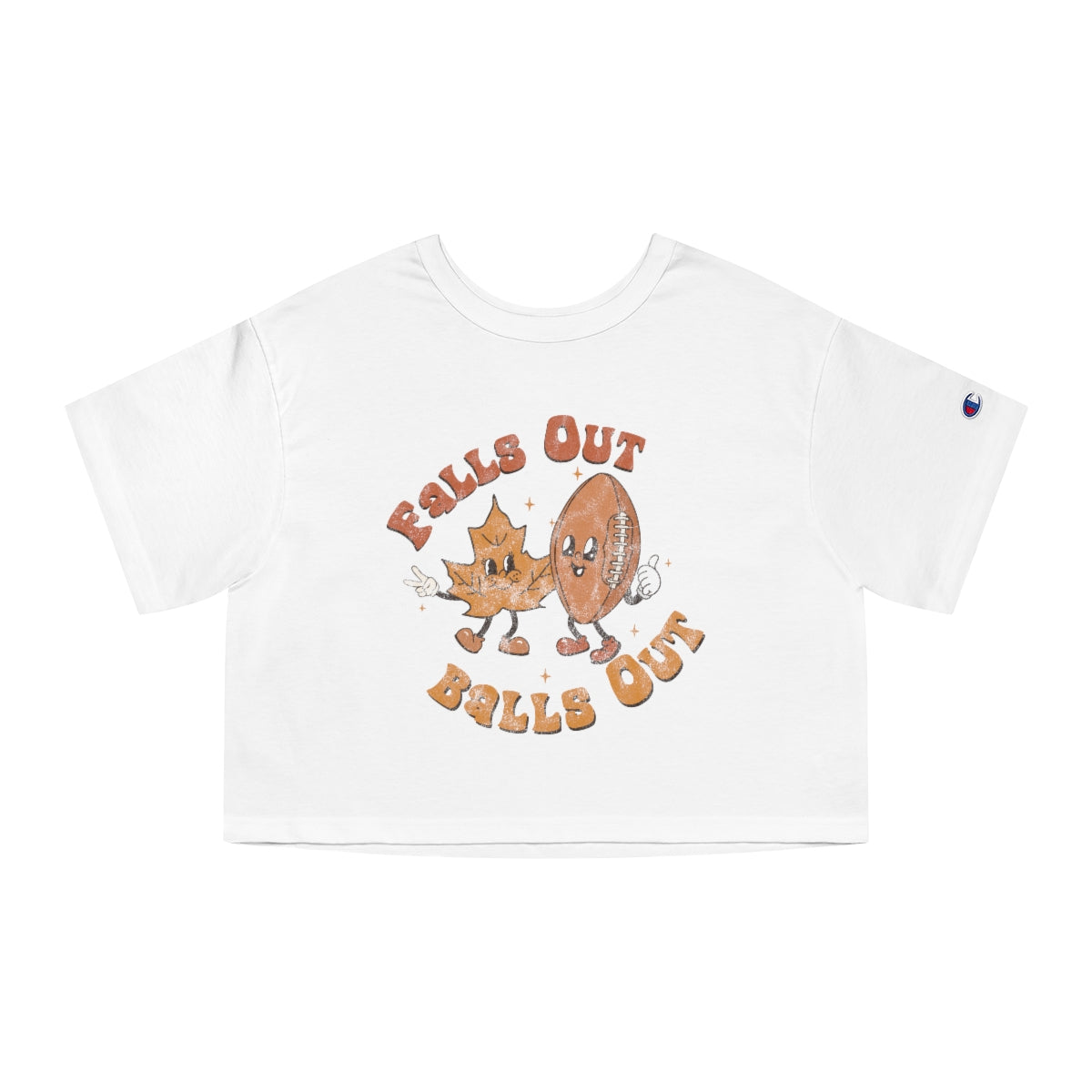 Falls Out Balls Out Women's Cropped T-Shirt