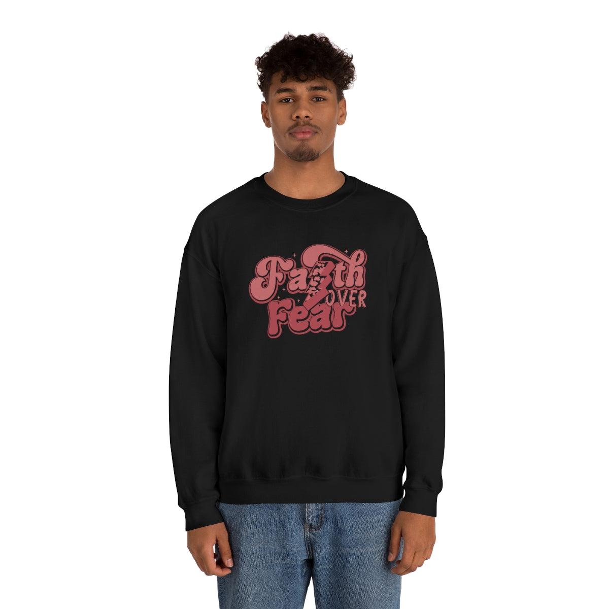 Faith Over Fear Crewneck Sweatshirt