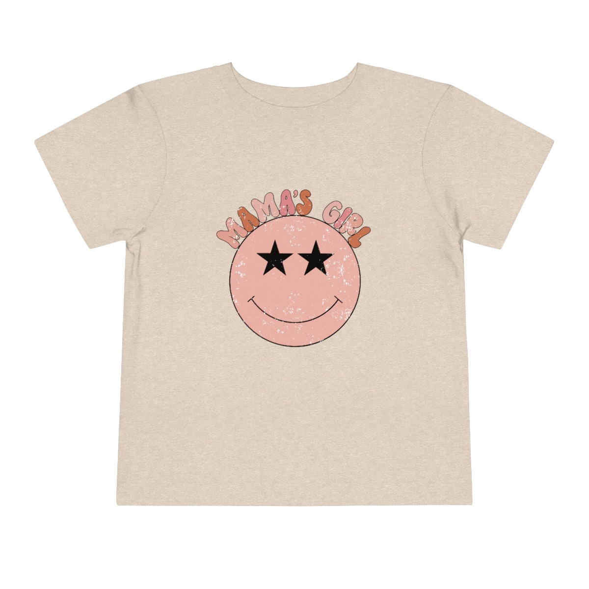 Mama's Girl Smiley Toddler T-Shirt - Bella+Canvas