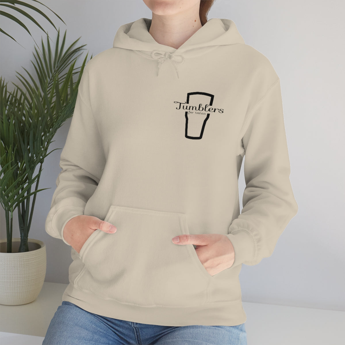 Tumblers for Tatas Hooded Sweatshirt - Black Design