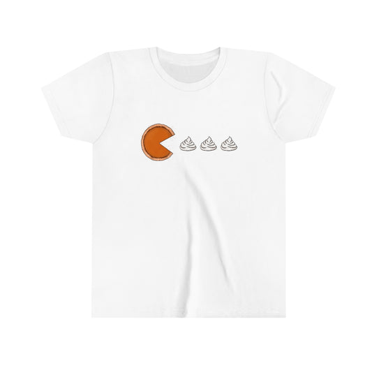 Pie Pac Man Kids T-Shirt - Bella+Canvas