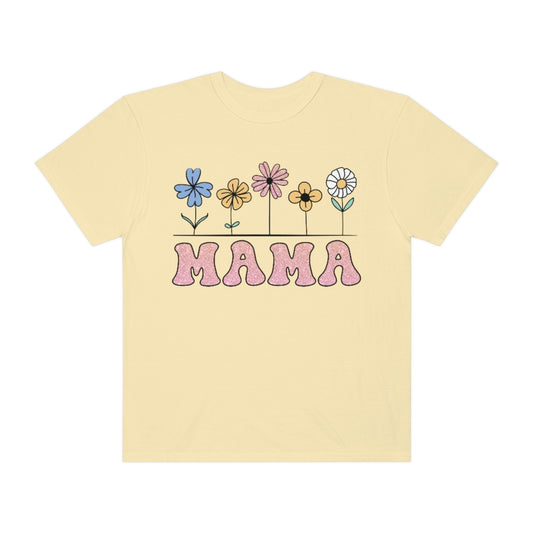 Flower Mama Adult T-Shirt - Comfort Colors