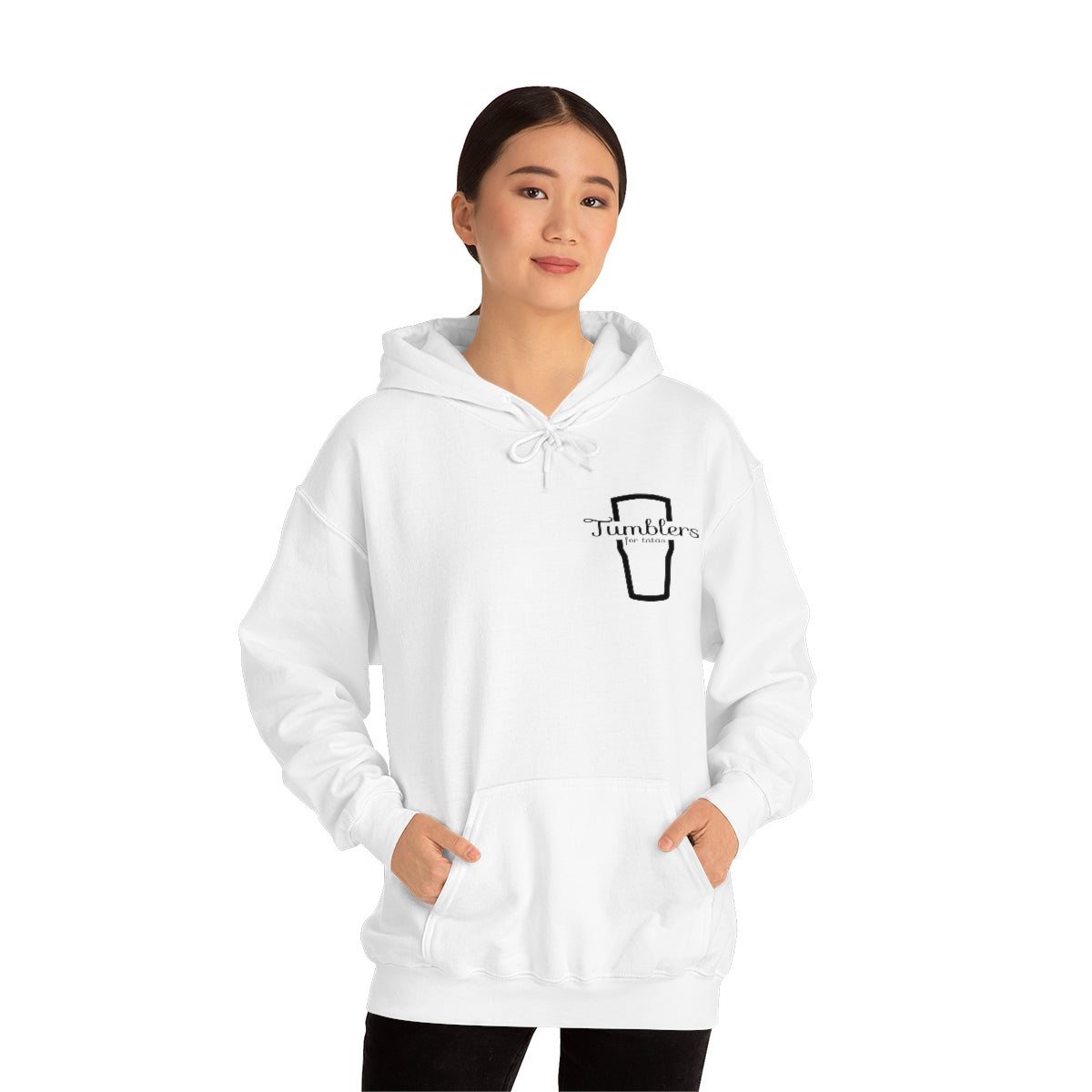 Tumblers for Tatas Hooded Sweatshirt - Black Design