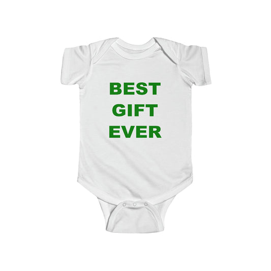 Best Gift Ever Baby Bodysuit - Green