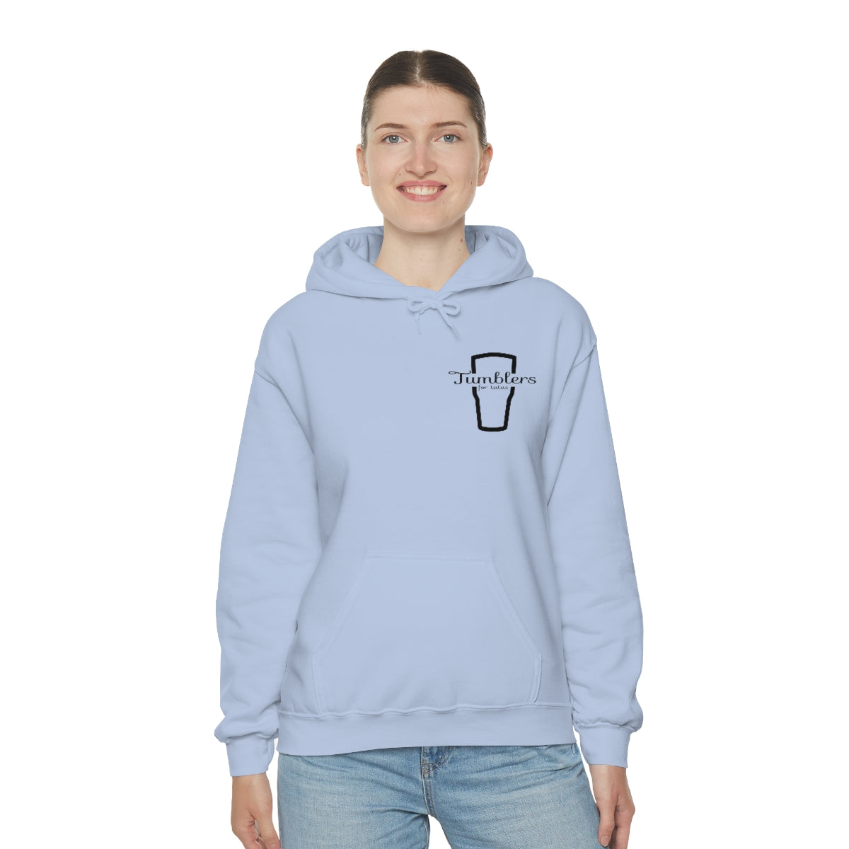 Tumblers for Tatas Hooded Sweatshirt - Black Design