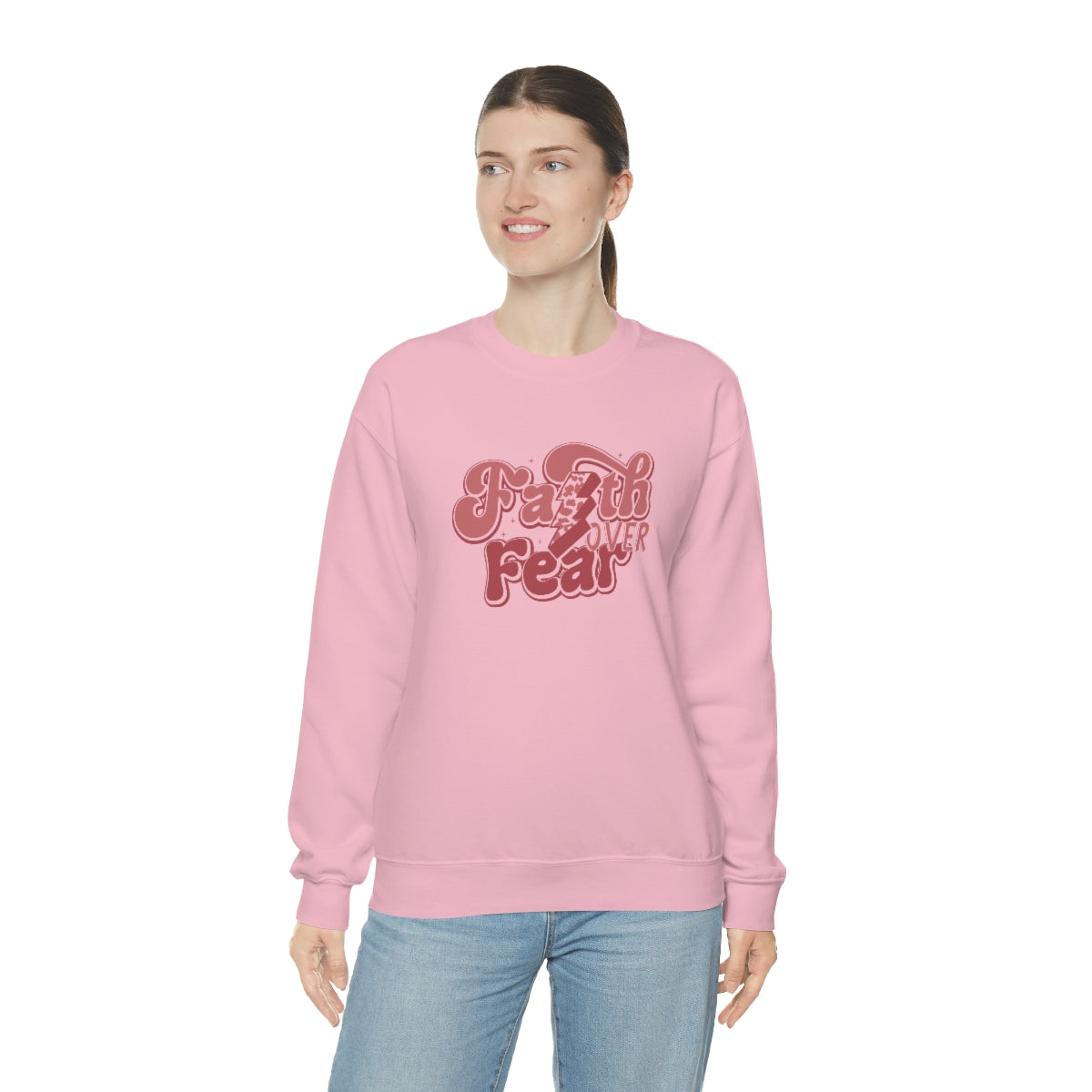 Faith Over Fear Crewneck Sweatshirt