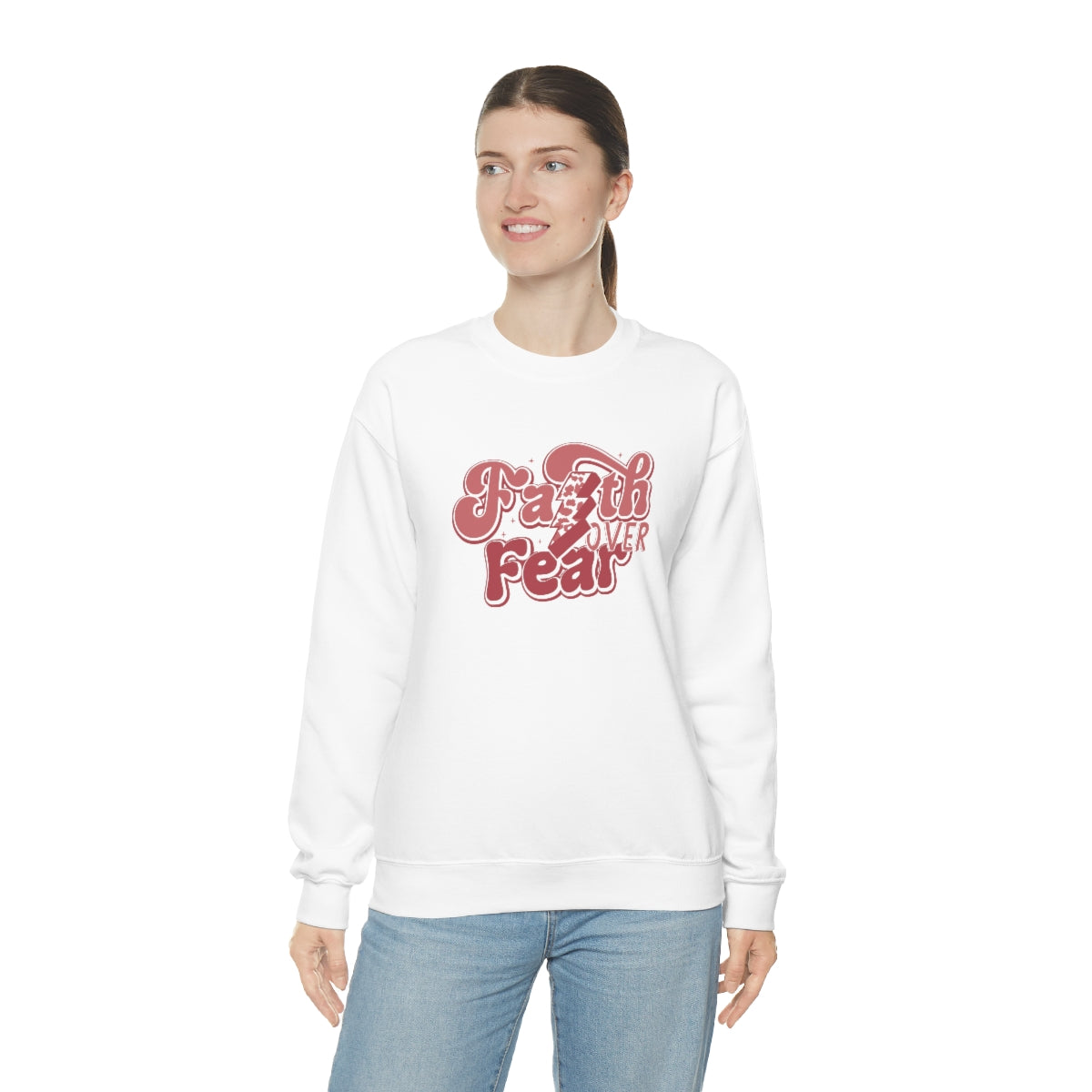 Faith Over Fear Crewneck Sweatshirt