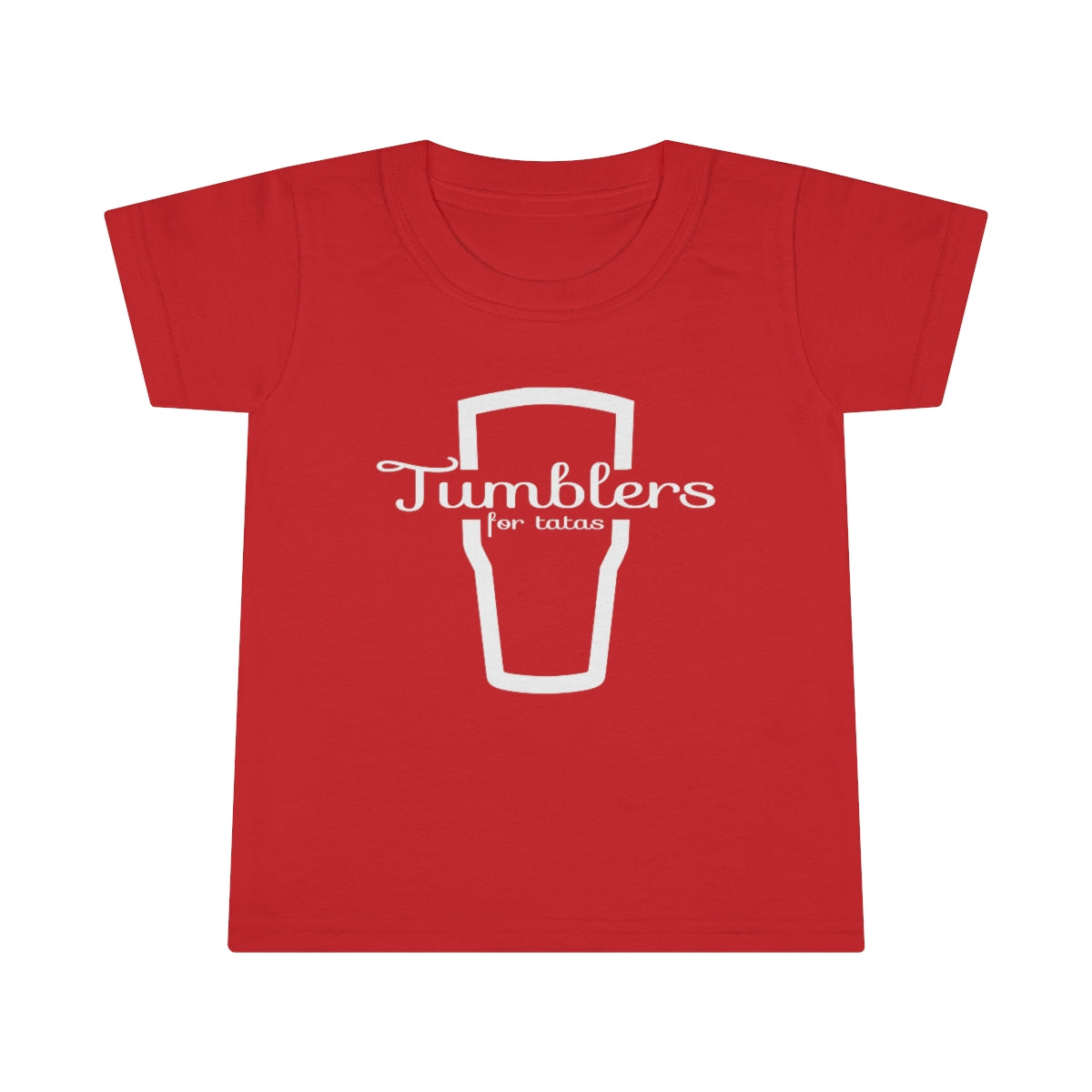 Tumblers for Tatas Toddler T-Shirt - White Design